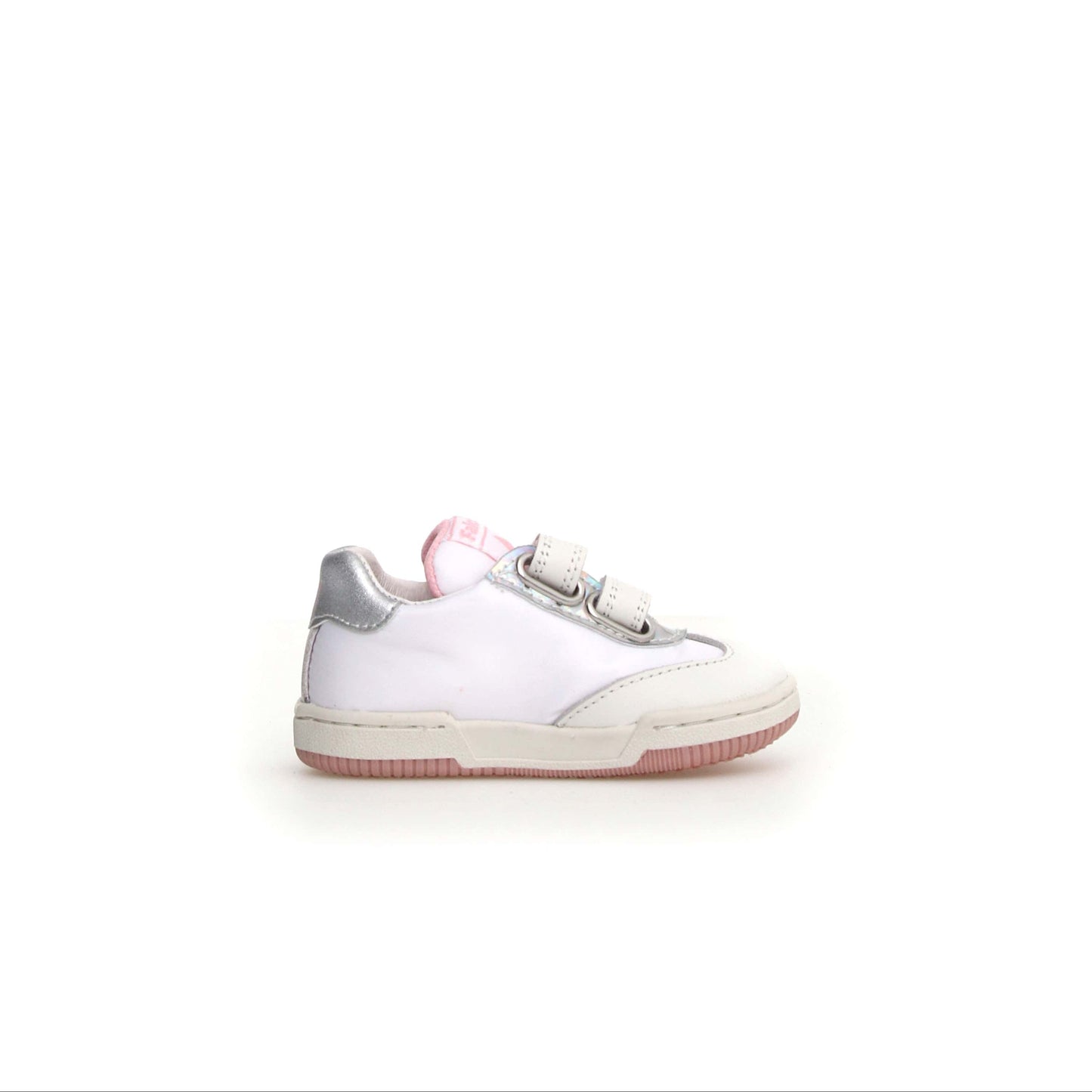 Chaussures Basses/Baskets/Sneakers FALCOTTO DASKY Nylon White Pink Baskets Cuir