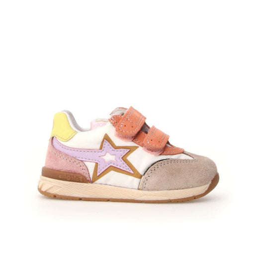 Chaussures Basses/Baskets/Sneakers FALCOTTO NEW FERDI Beige Milk Pink Baskets Cuir
