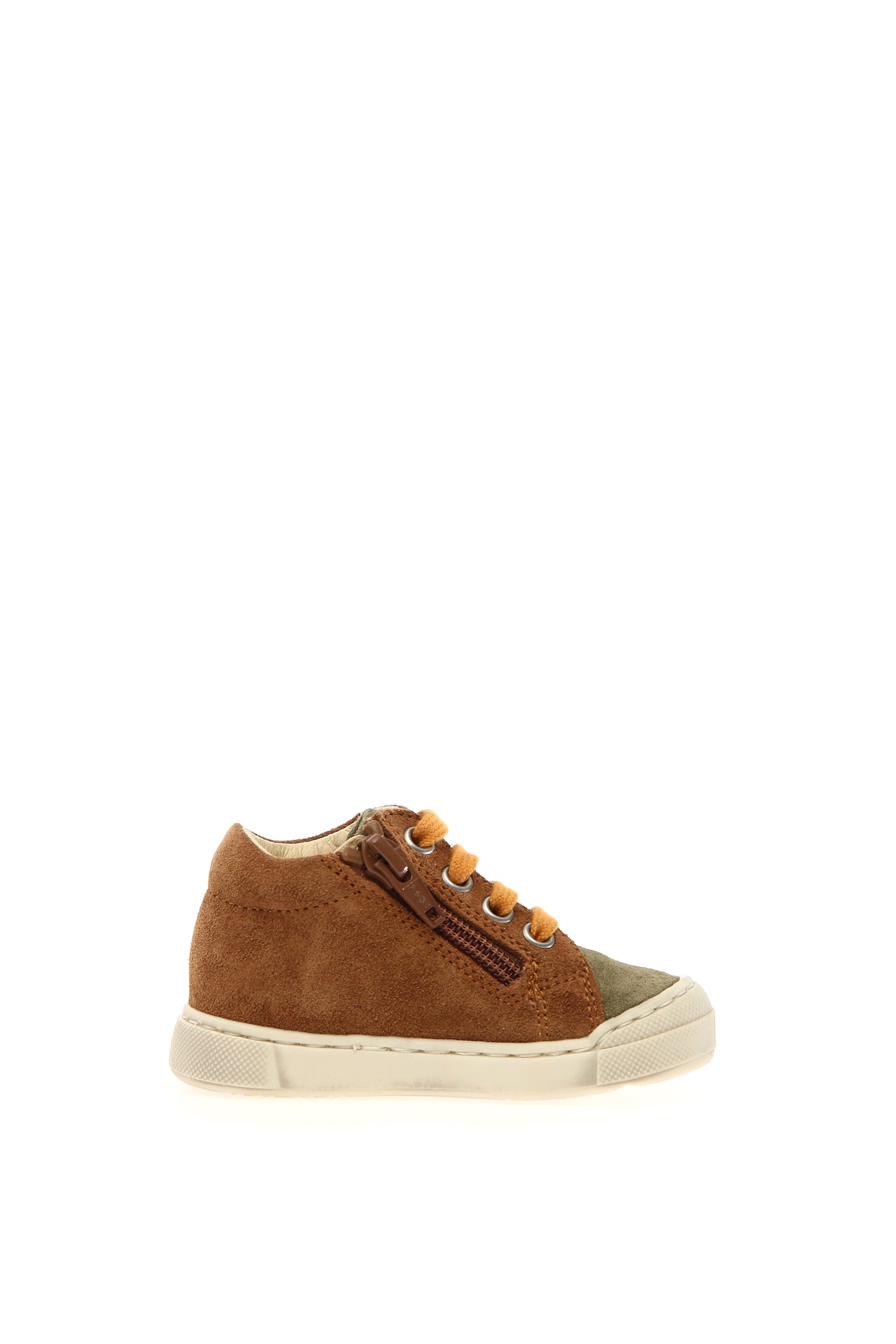 FALCOTTO SNOPES ZIP Militare Brown Chaussures Hautes Bottillons