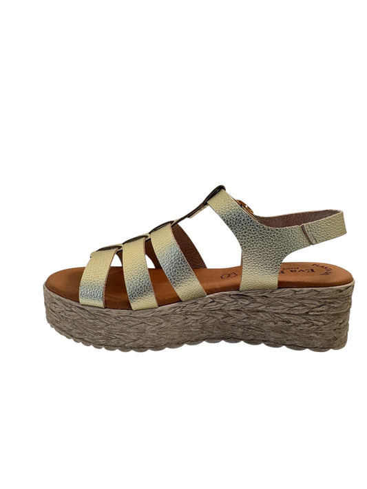 EVA FRUTOS 722 Or Sandales Nu pieds
