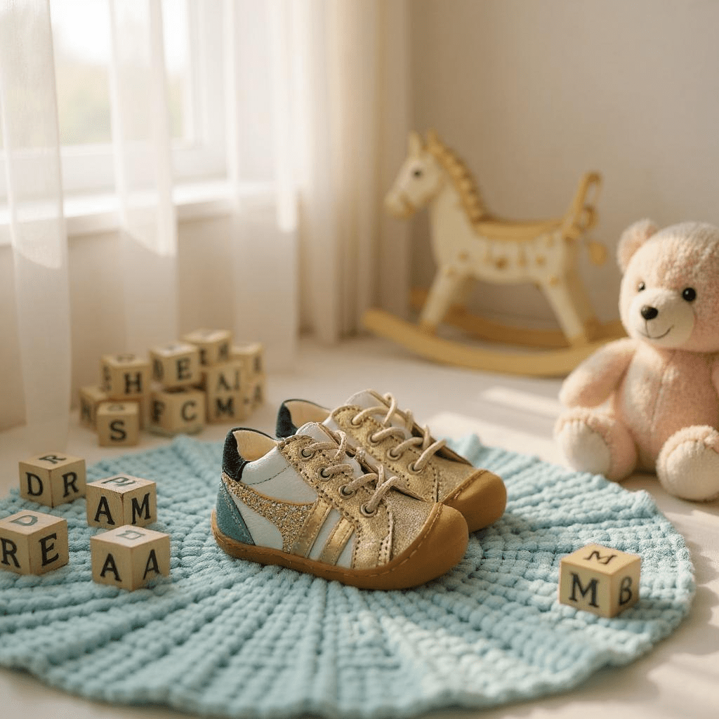 Chaussures hautes/Botillons BELLAMY LINDANE Or Chaussures Premiers pas