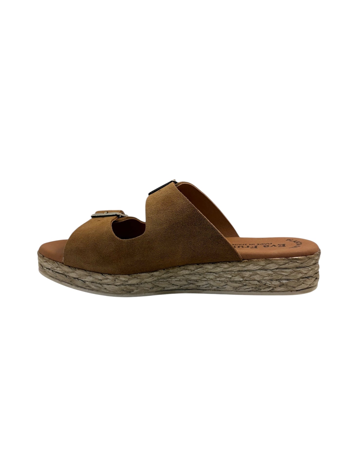 EVA FRUTOS 6273 Serraje Muscade Sandales compensées Nu pieds