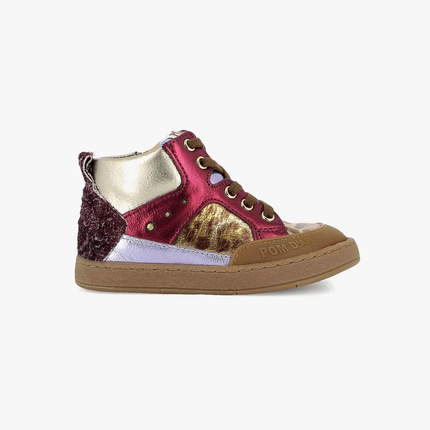 Chaussures Hautes/Botillons POM D'API MOUSSE BUMP Léo Fuschia bottillons