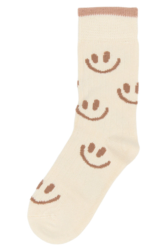 MINIPOP BAMBOO SOCKS SOURIRE beige CHAUSSETTES