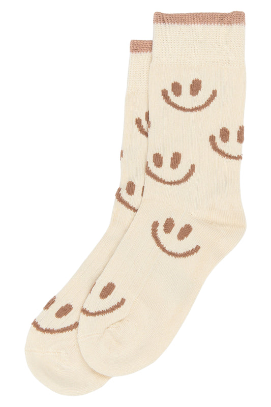 MINIPOP BAMBOO SOCKS SOURIRE beige CHAUSSETTES