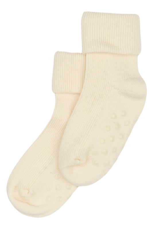 MINIPOP BAMBOO BABY NON SLIP Crème CHAUSSETTES