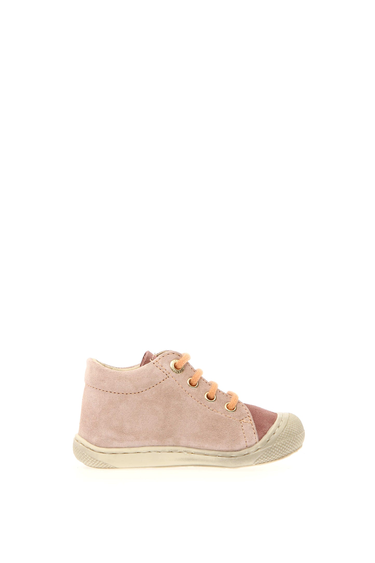 Pre marche NATURINO COCOON Suede rose pastel bottillons