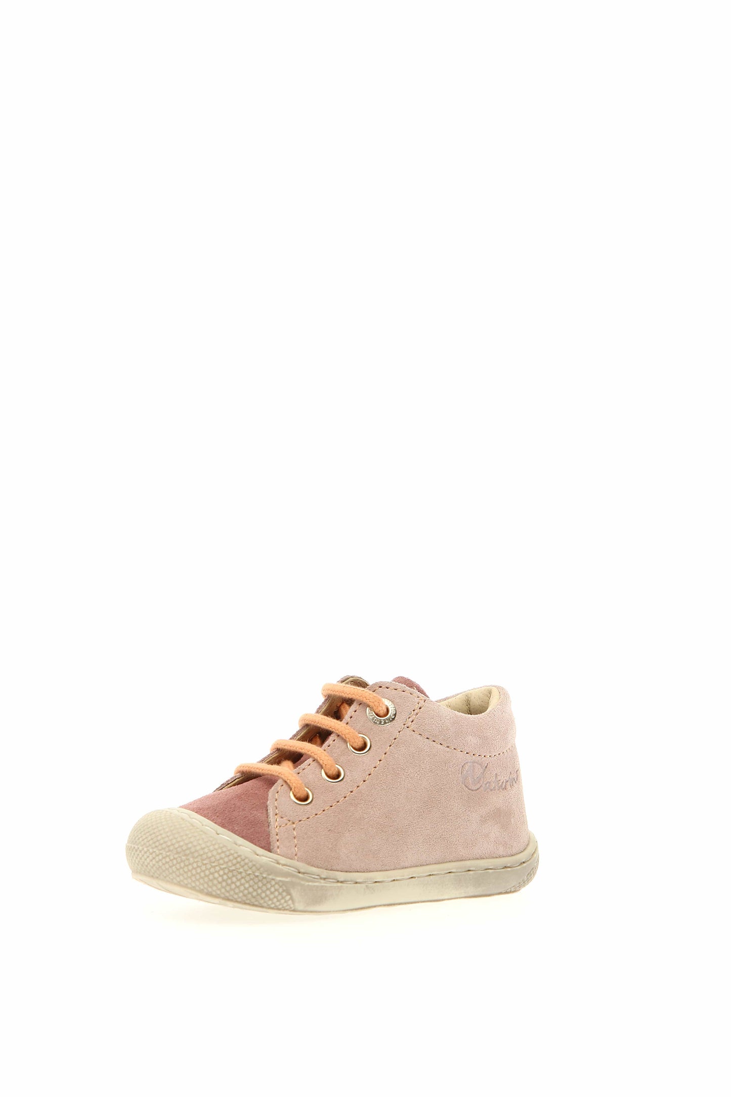 Pre marche NATURINO COCOON Suede rose pastel bottillons