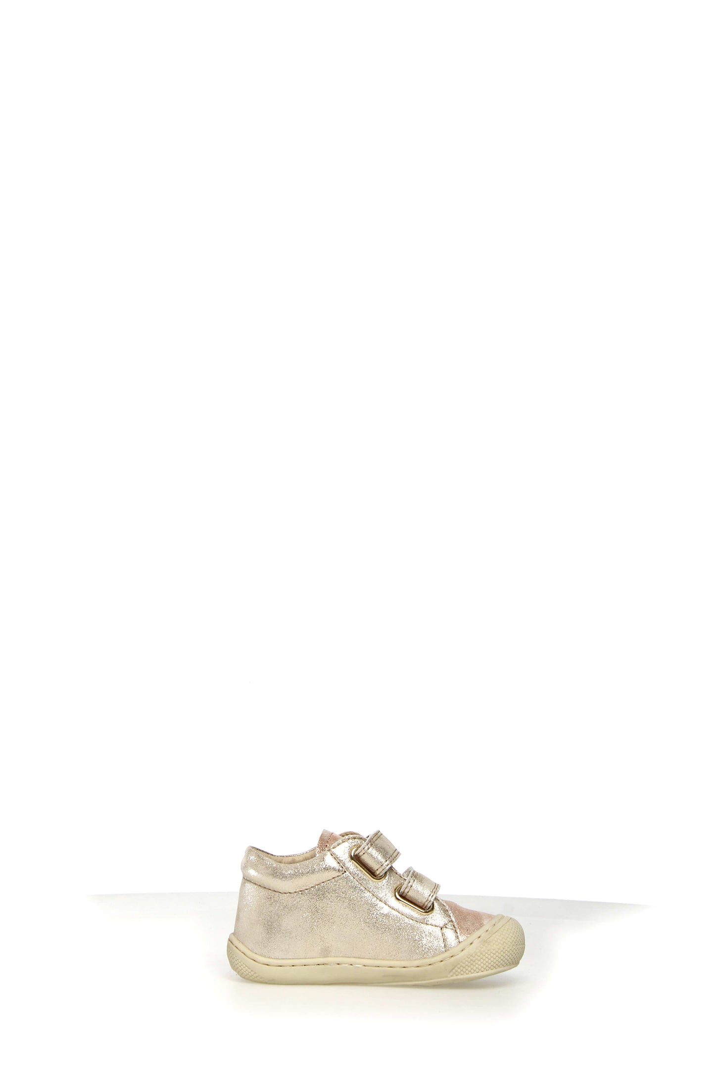 Pré marche NATURINO COCOON Velcro Cipria Platinum bottillons