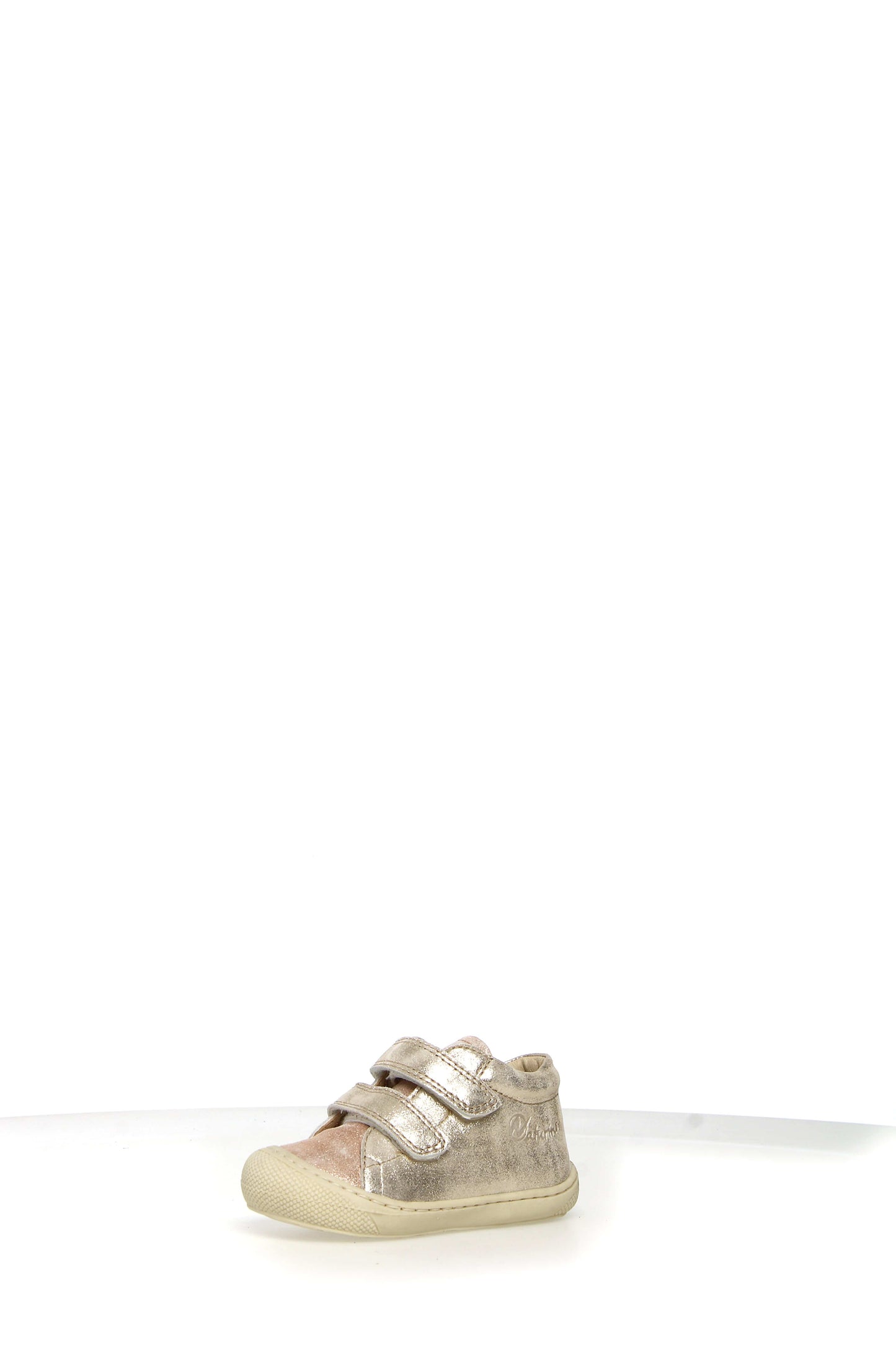 Pré marche NATURINO COCOON Velcro Cipria Platinum bottillons