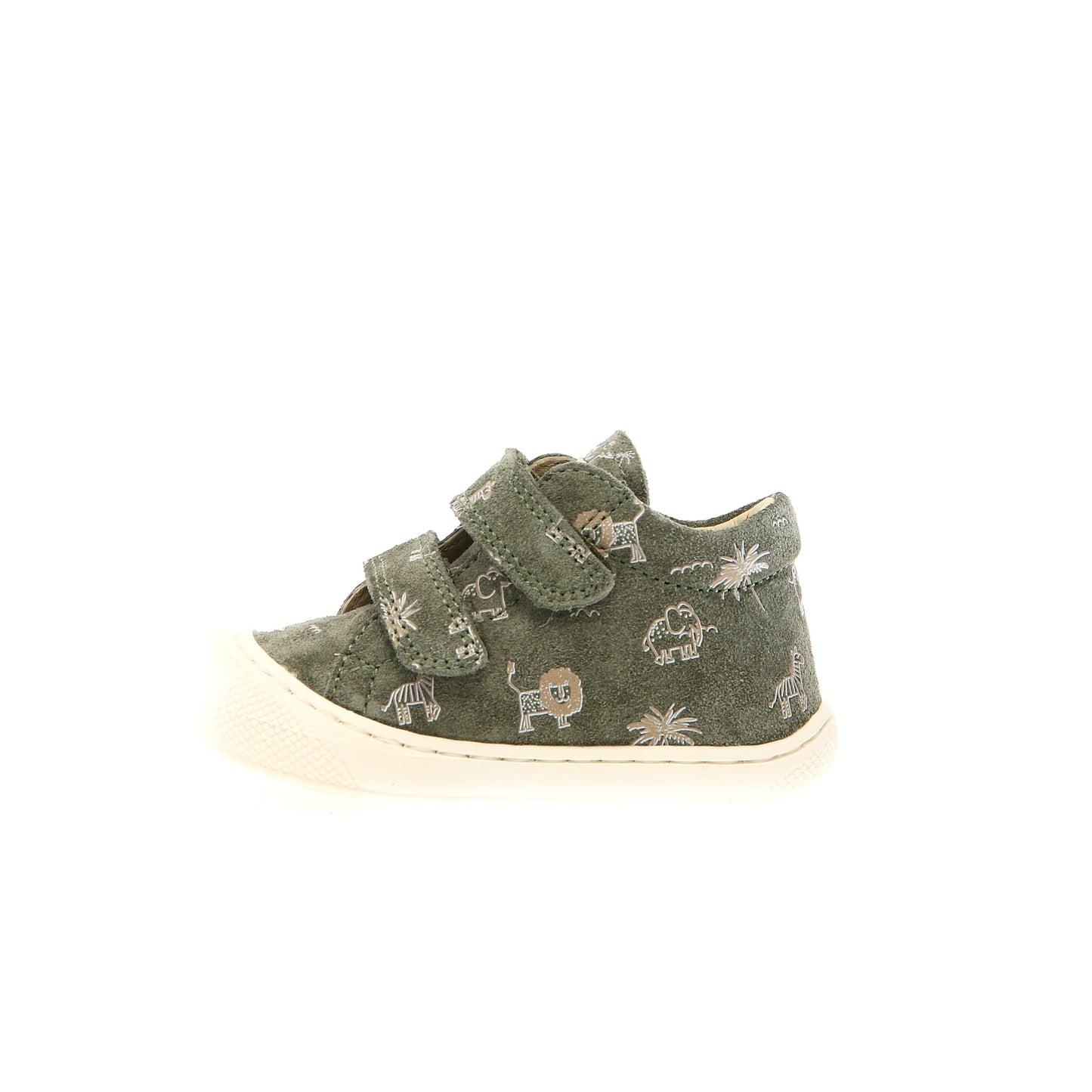 Pré marche NATURINO COCOON VL Suede Savane kaki bottillons