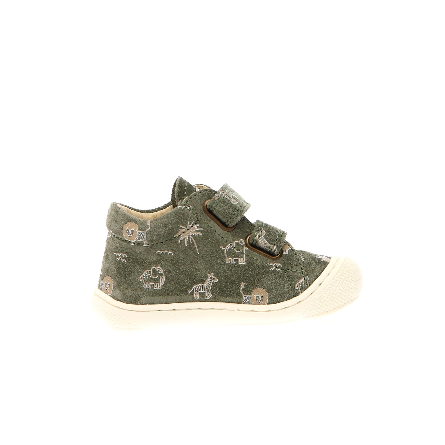 Pré marche NATURINO COCOON VL Suede Savane kaki bottillons