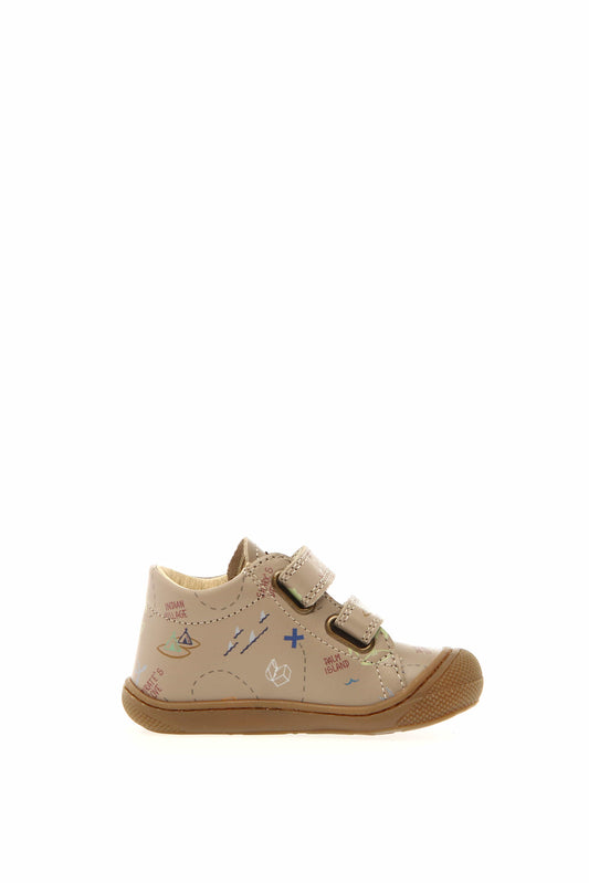 Chaussures Hautes/Botillons NATURINO COCOON velcro Mission Taupe chaussures