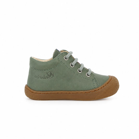 Pré marche NATURINO COCOON ZIP Sage bottillons premiers pas