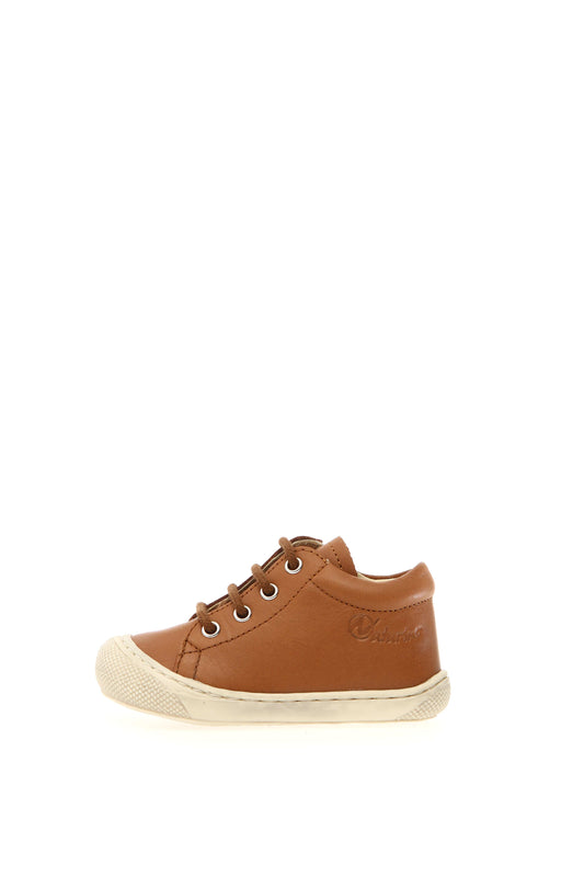 Pré marche NATURINO COCOON ZIP Bone Cognac chaussures bottillons
