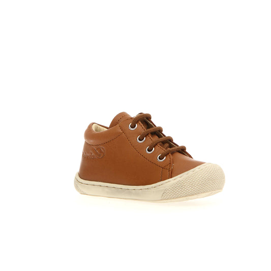 Pré marche NATURINO COCOON ZIP Bone Cognac chaussures bottillons