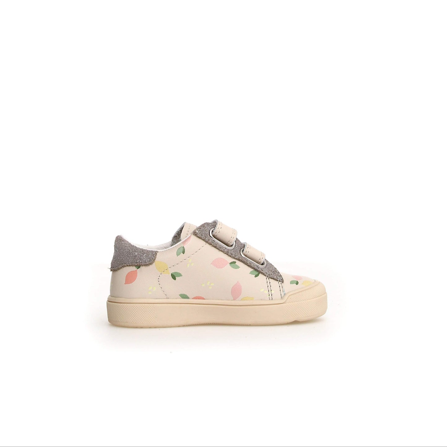 Chaussures Basses/Baskets/Sneakers NATURINO EINDHOVEN Citrus Milk Silver Baskets Cuir