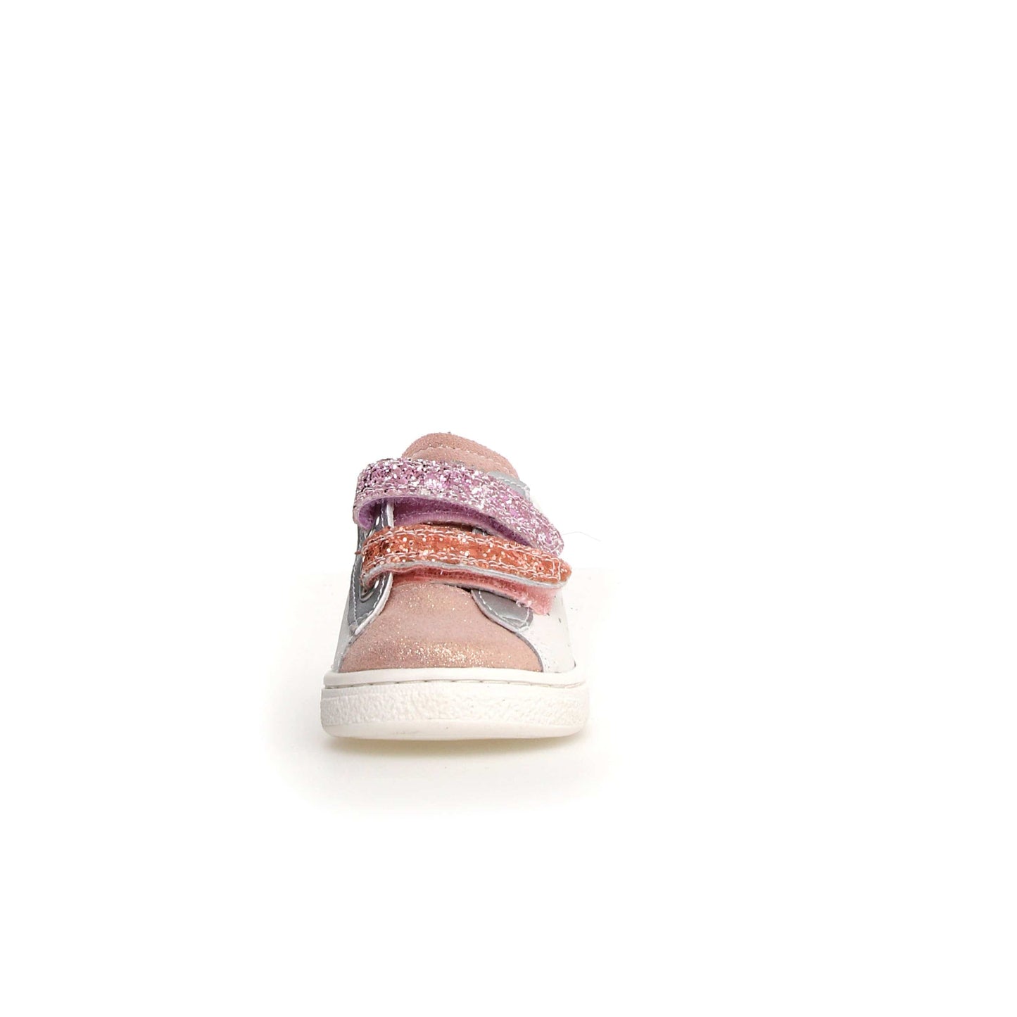 Pré marche NATURINO HASSELT Glitter White Pink chaussures Basses Baskets