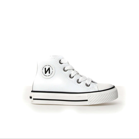 Chaussures Hautes/Botillons NATURINO YLFAS Blanc Cuir