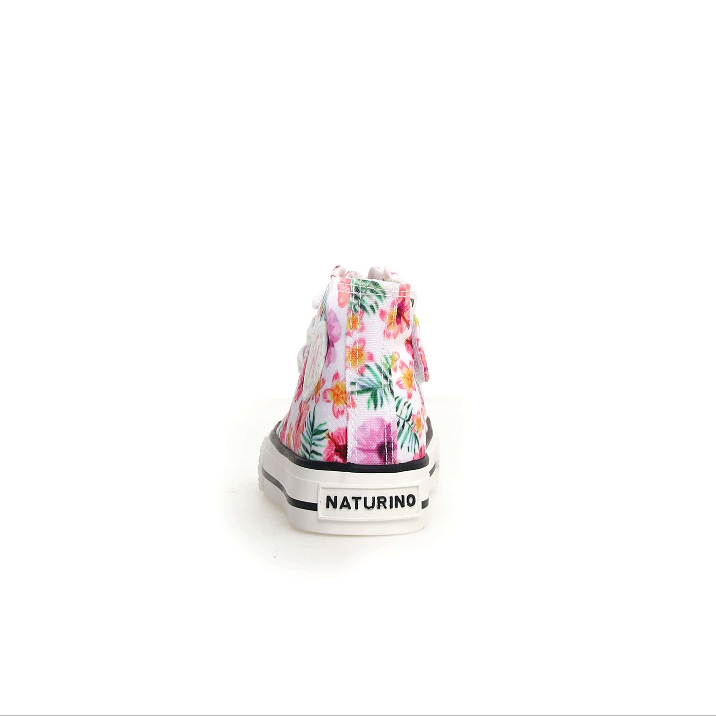 Toiles/Espadrilles NATURINO YLFAS Hawaii White Fushia Toiles