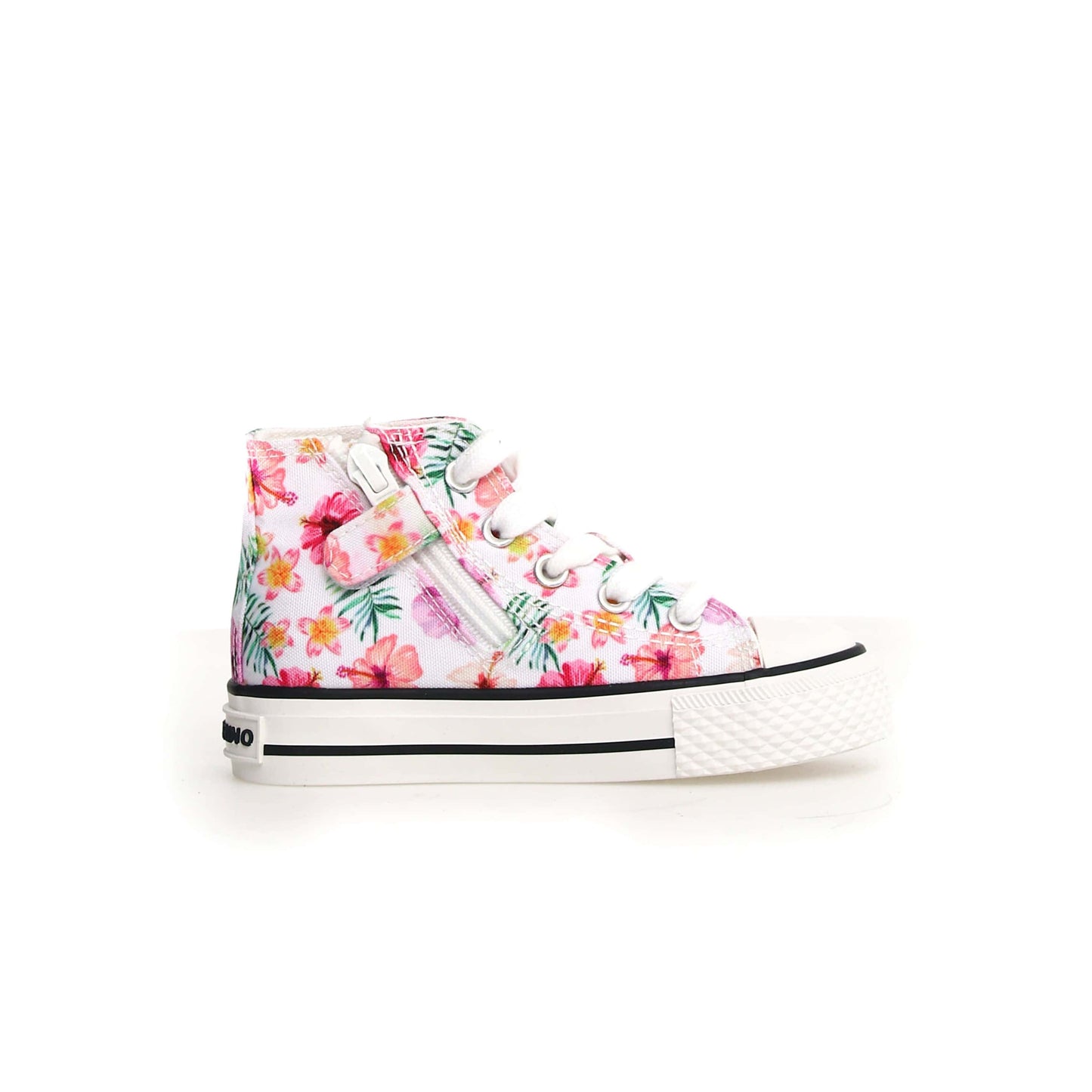 Toiles/Espadrilles NATURINO YLFAS Hawaii White Fushia Toiles