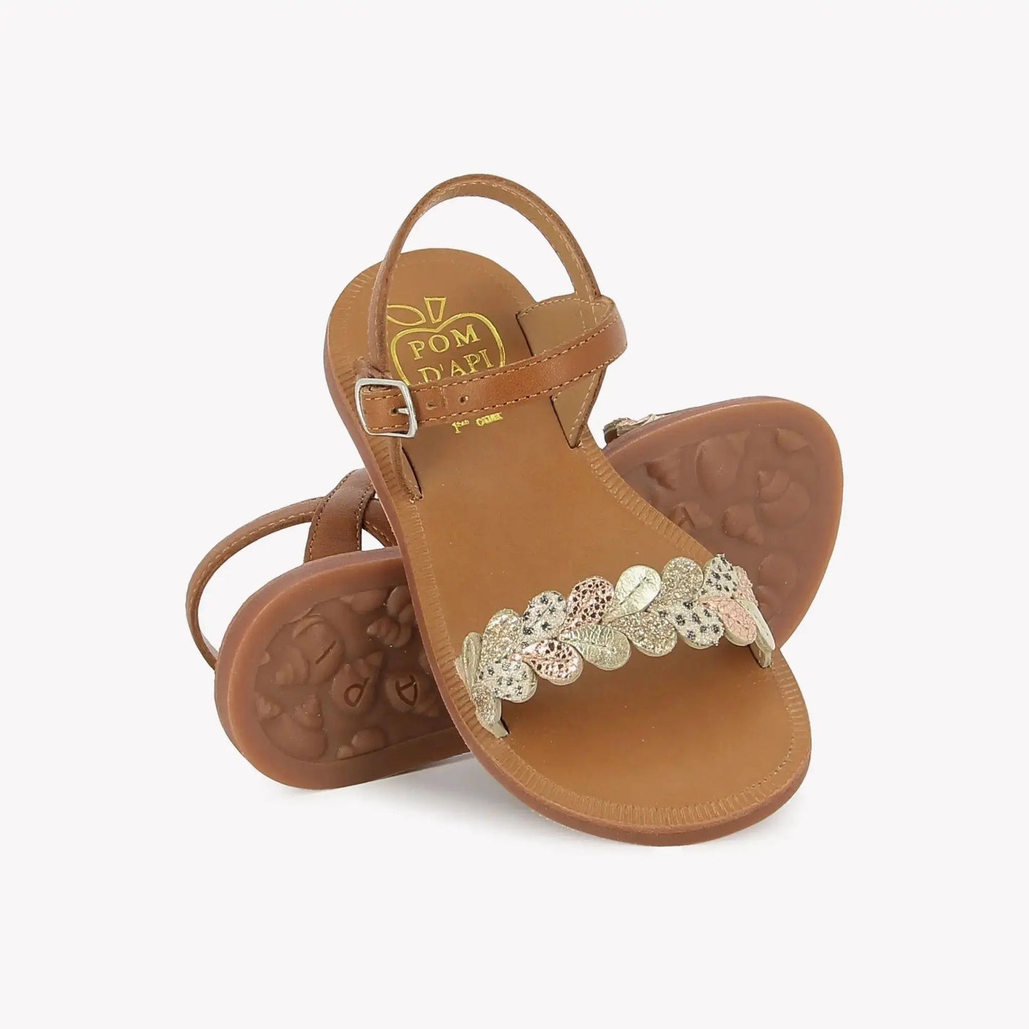 POM D'API PLAGETTE FERNS camel Sandales Nu Pieds