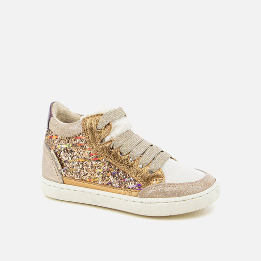 SHOO POM PLAY CONNECT FUR Bronze chaussures hautes