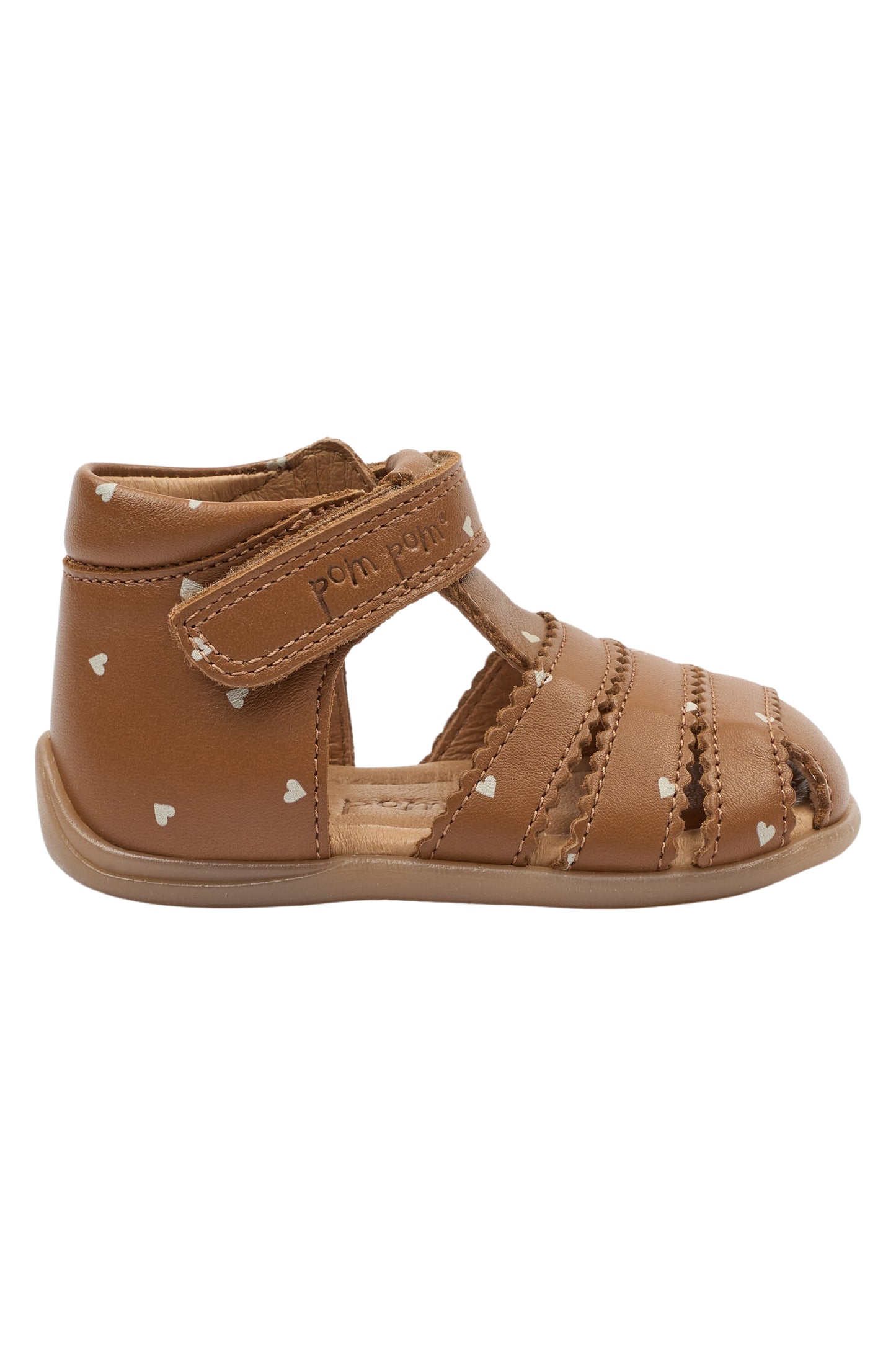 POM POM STARTER SCALLOP VL Picante Heart Sandales Nu-pieds