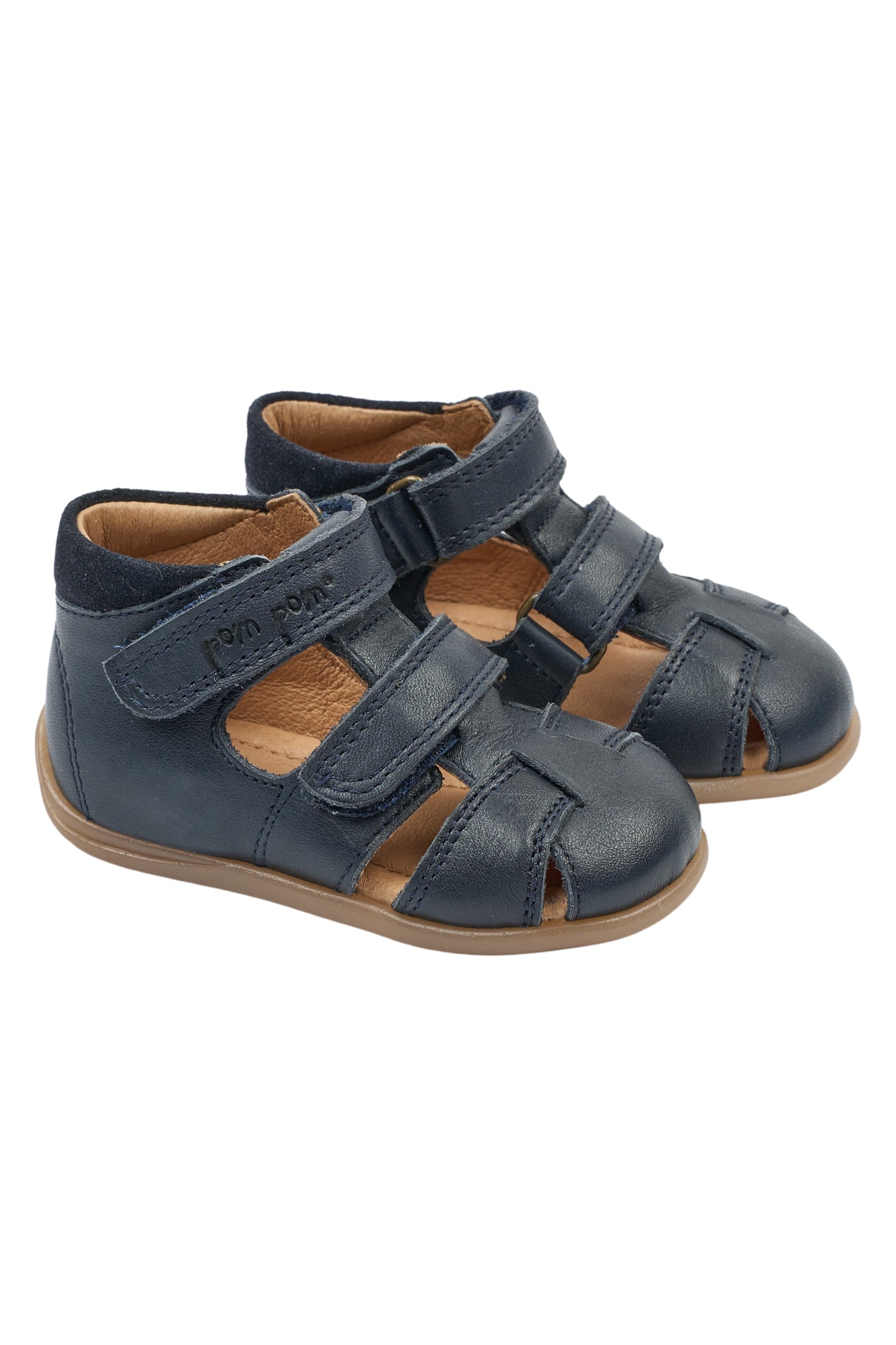 POM POM STARTERS TWO VL Navy Sandales Nu-pieds