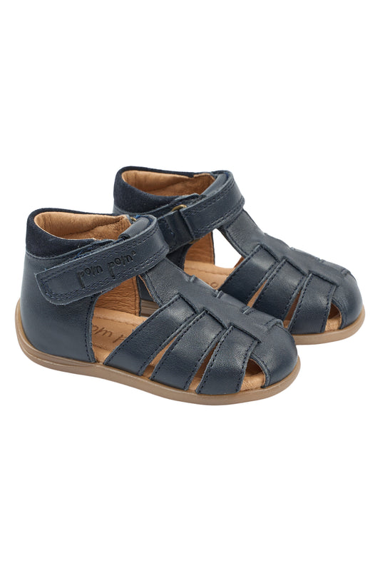 POM POM STARTER VLC SANDAL Navy Blue Sandales Nu-pieds