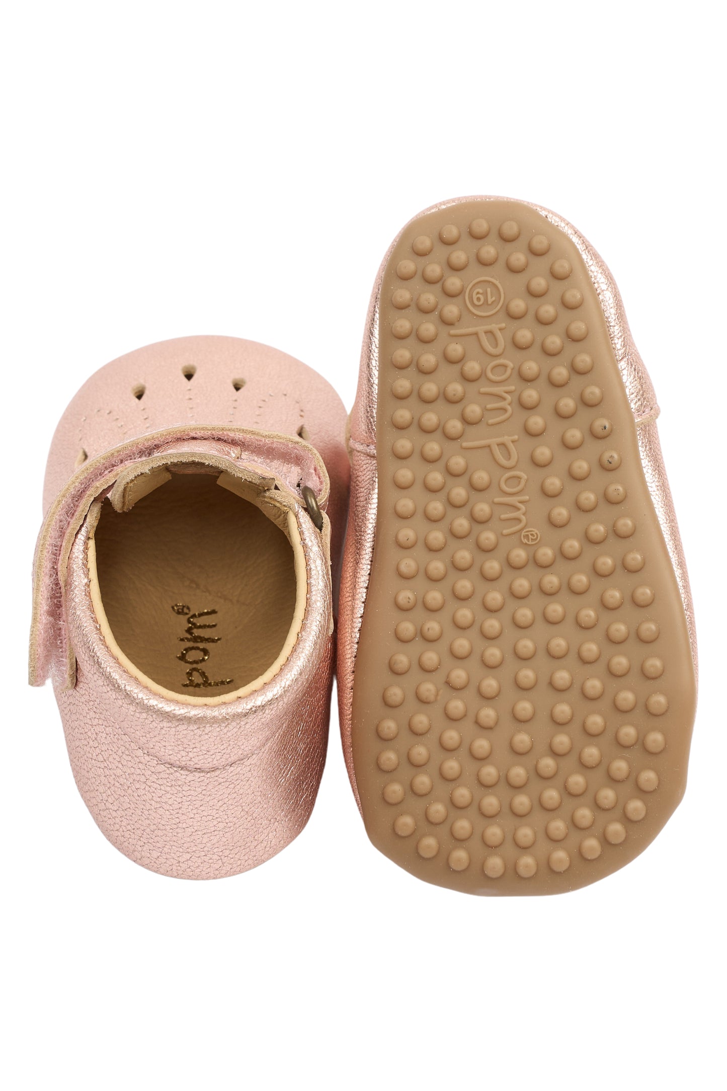 POM POM BEGINNERS BALLERINE Metallic rose Chaussons Prémarche