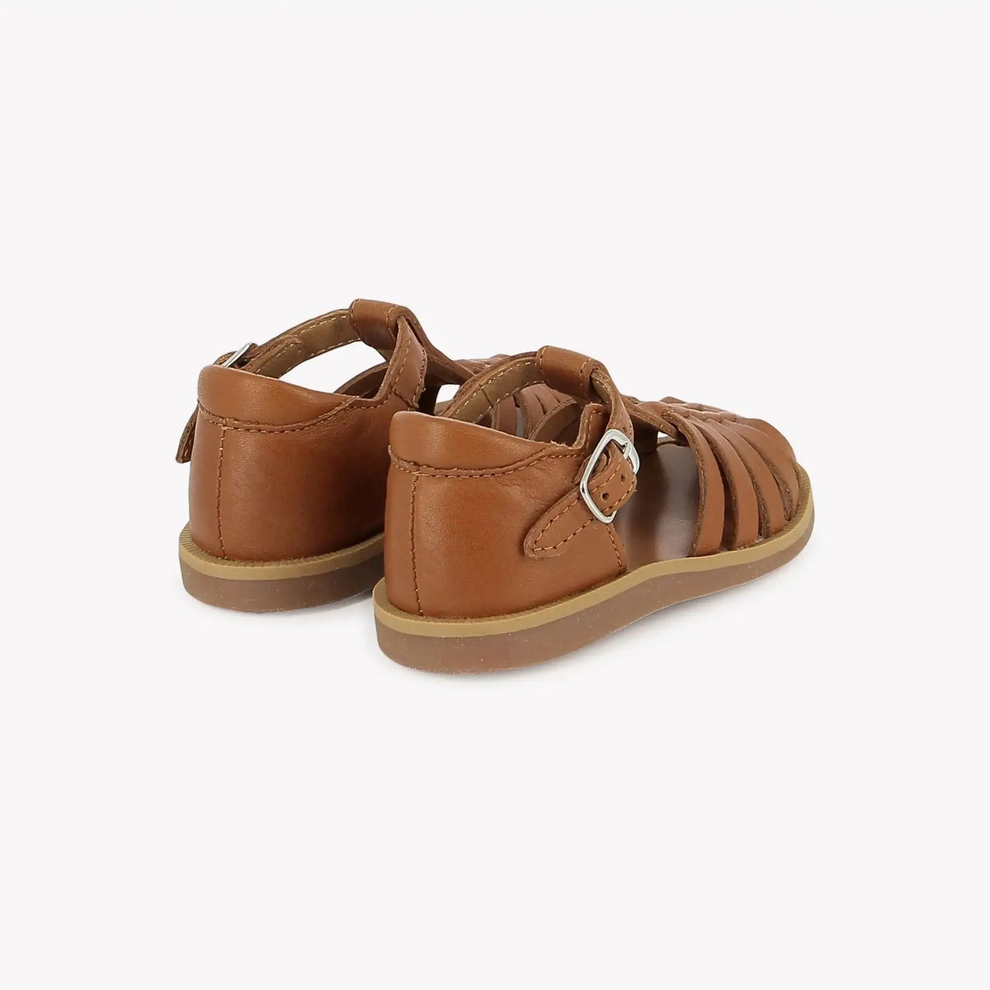 POM D'API POPPY PITTI camel sandales/nu-pieds