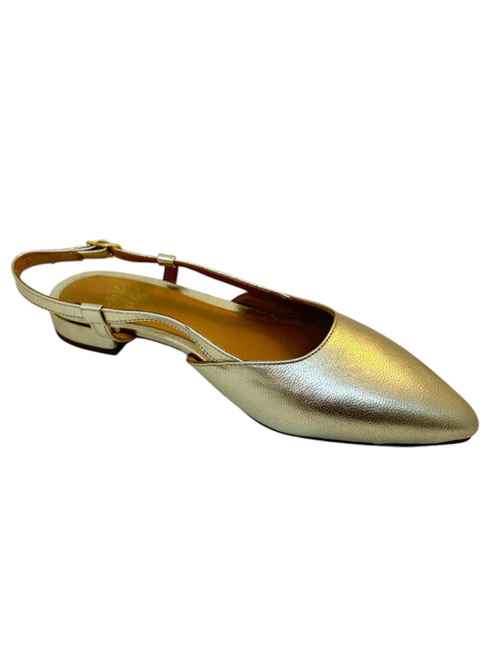 Sandale/nu pied adulte WE DO 45621 Or ballerine à brides découpées