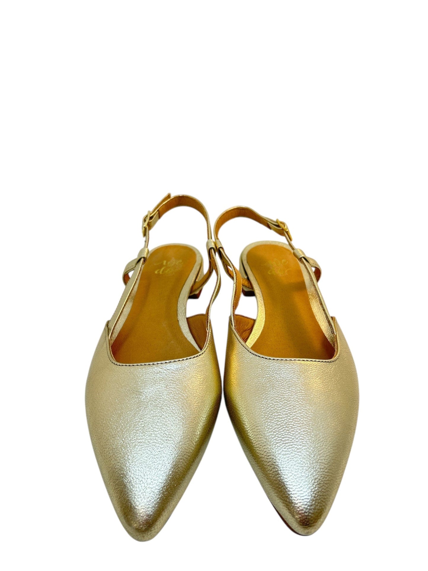 Sandale/nu pied adulte WE DO 45621 Or ballerine à brides découpées