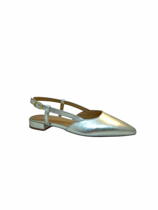 Sandale/nu pied adulte WE DO 45621 Or ballerine à brides découpées