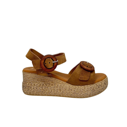 Sandales / Nu Pieds adulte EVA FRUTOS 3777 Camel Sandales Nu-pieds