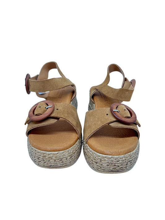 Sandales / Nu Pieds adulte EVA FRUTOS 3777 Camel Sandales Nu-pieds
