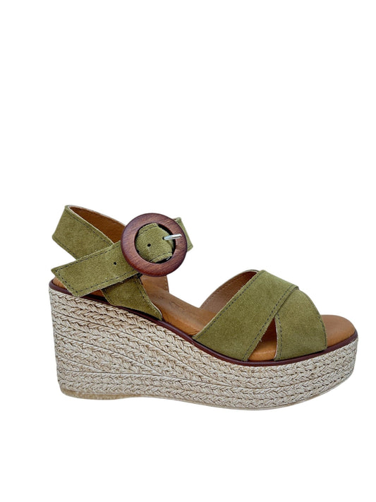 Sandales / Nu Pieds adulte EVA FRUTOS 5816 Kaki Sandales Nu-pieds