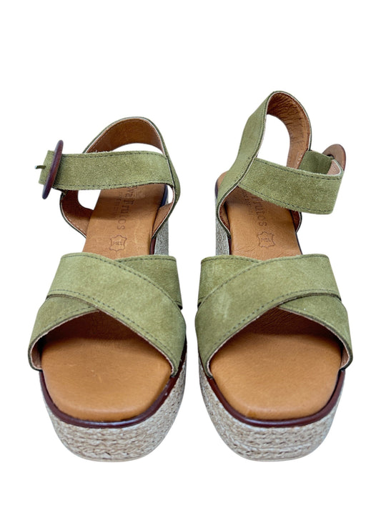 Sandales / Nu Pieds adulte EVA FRUTOS 5816 Kaki Sandales Nu-pieds