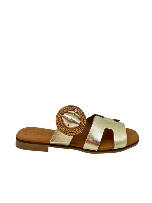 Sandales / Nu Pieds adulte EVA FRUTOS 3007 Oro Cuerda Sandales Nu pieds