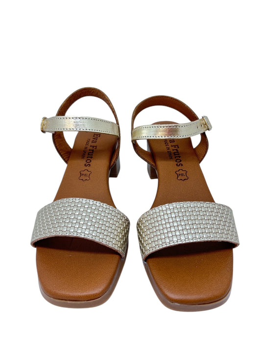 Sandales / Nu Pieds adulte EVA FRUTOS 3490 Doré Sandales Nu-pieds