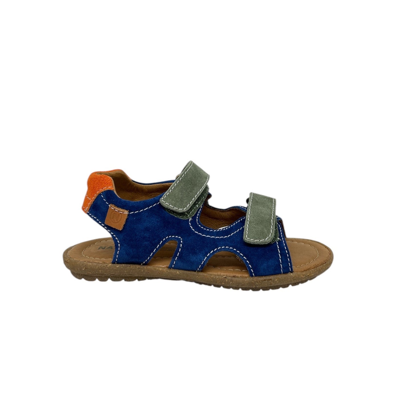 NATURINO SKY Bleu Olive Orange Sandales Nu pieds