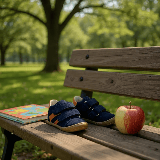 Chaussures hautes/Botillons BELLAMY BRYANO Marine Orange Chaussures Botillons