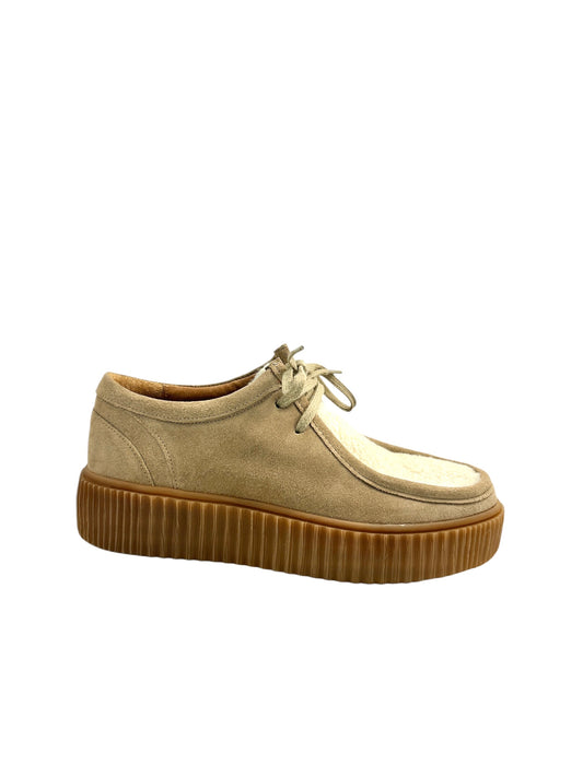 WE DO CO22329 Bardon Beige Derbies