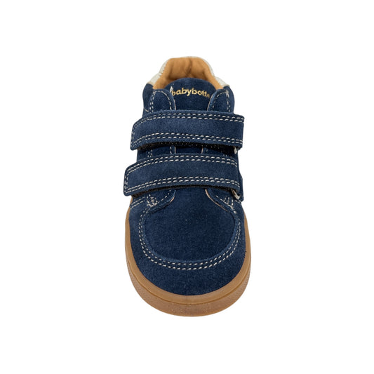 BABYBOTTE FAREL Velours Bleu chaussures bottillons