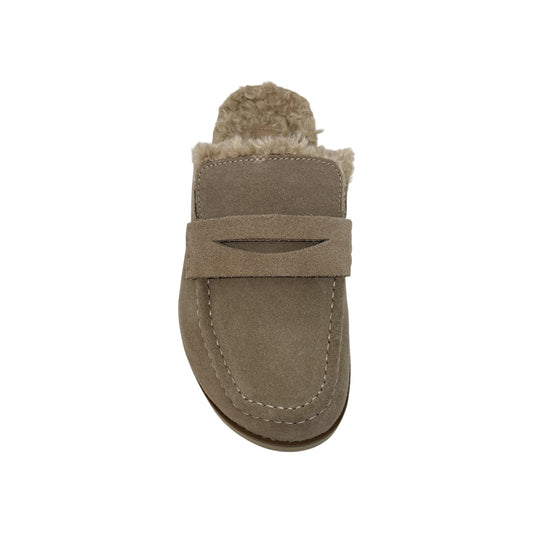 INUOVO CK 6891 Beige Mules Fourrés