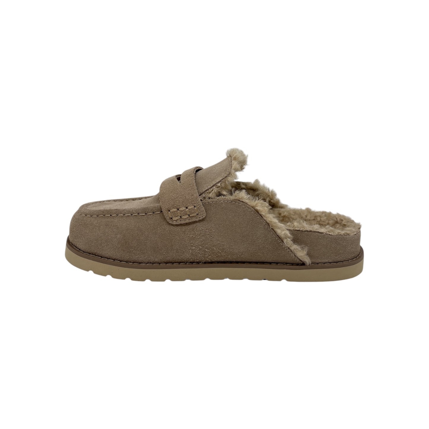 INUOVO CK 6891 Beige Mules Fourrés