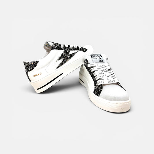 SMR Semerdjian MAYA Blanc noir Sneakers Baskets adulte