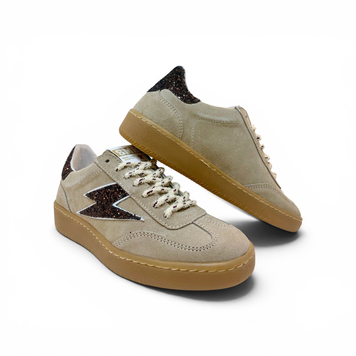 SMR Semerdjian LEE Beige Sneakers Baskets adulte