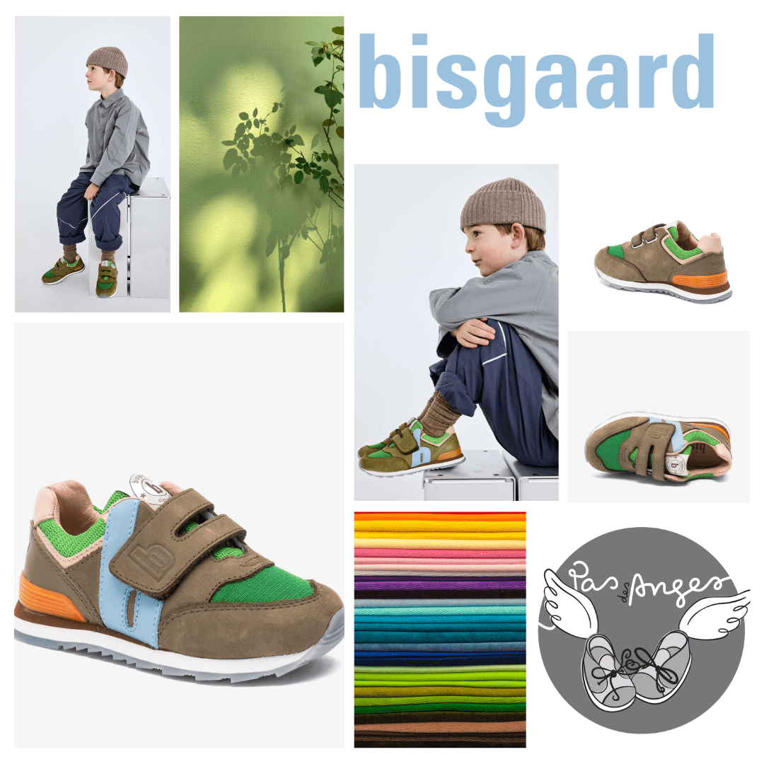 Chaussures Basses/Baskets/Sneakers BISGAARD WINSTON Vibrant green chaussures Baskets
